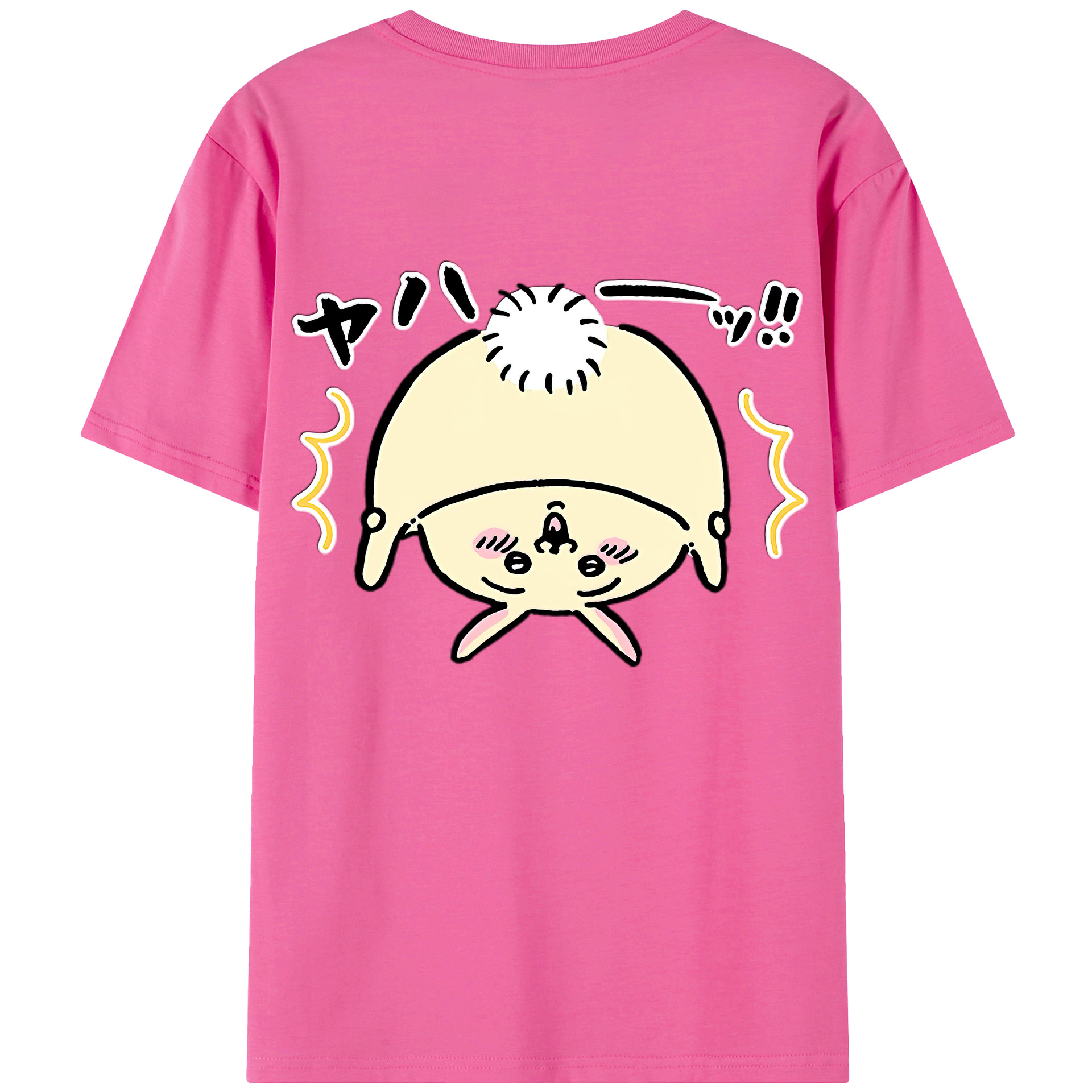 （画像用） ちいかわ うさぎ Chii-kawa usagi レディース半袖Tシャツ(バックプリント)